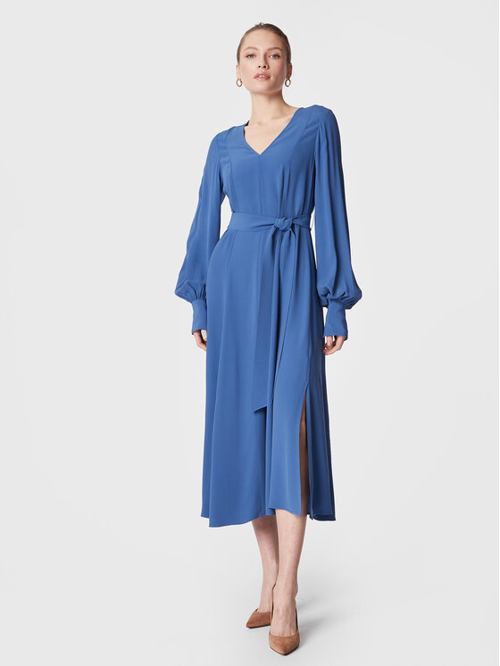 IVY OAK IVY OAK Každodenní šaty Dionne IO1123S7552 Modrá Regular Fit