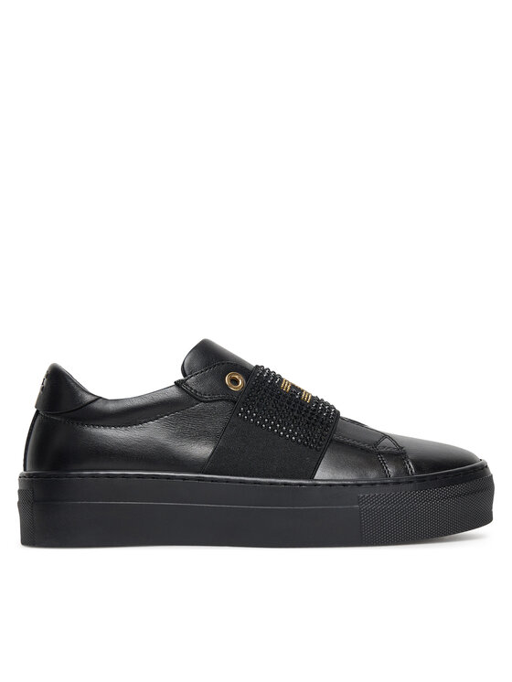 Elisabetta Franchi Elisabetta Franchi Снікерcи Low Cut Velcro F4A9-E0355-1251 D Чорний