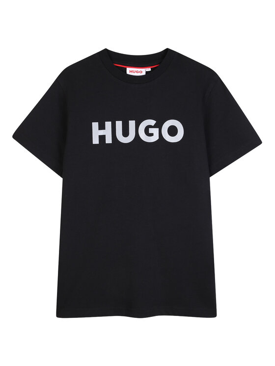 HUGO Tricou G01016 S Negru Regular Fit