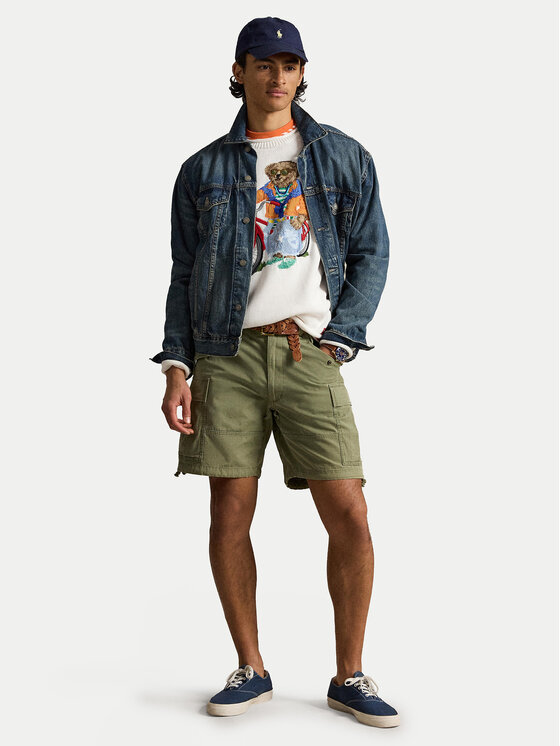 Polo Ralph Lauren Polo Ralph Lauren Sveter 710B13896001 Biela Regular Fit