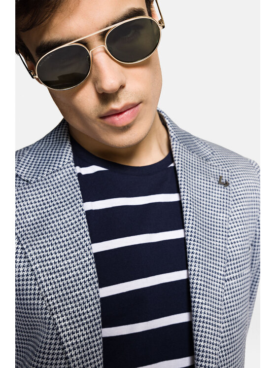 Lancerto Lancerto Marynarka Archidona MA131123000014 Niebieski Slim Fit