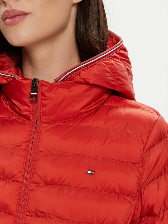 Tommy Hilfiger Tommy Hilfiger Bunda pro přechodné období WW0WW38927 Červená Regular Fit
