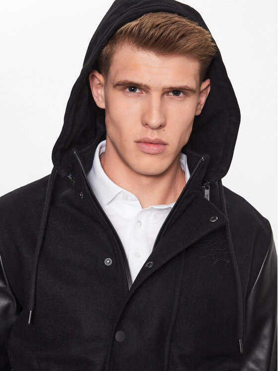 KARL LAGERFELD KARL LAGERFELD Giacca di transizione 505083 533799 Nero Regular Fit