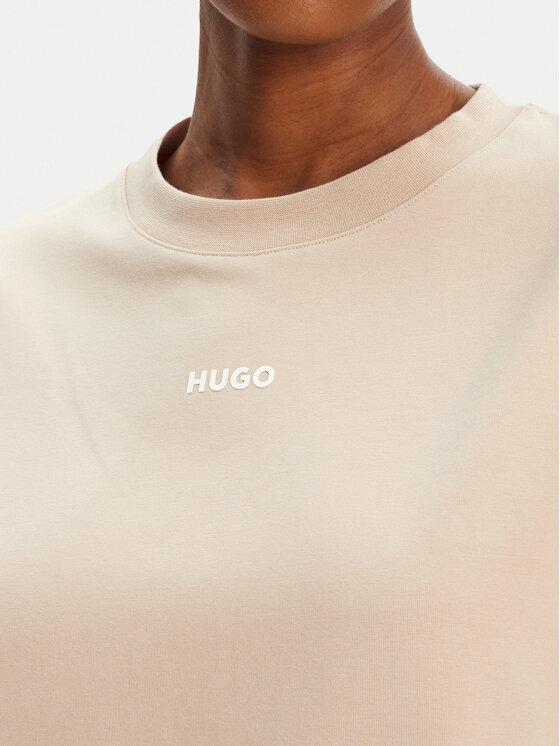 HUGO HUGO T-Shirt 50490593 Beżowy Relaxed Fit