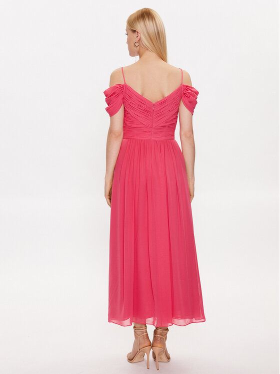 Luisa Spagnoli Luisa Spagnoli Cocktail obleka Palagio 539672 Roza Regular Fit