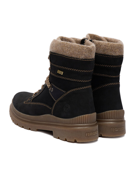 Remonte Remonte Schnürschuhe CEO-D0C77-02 Schwarz