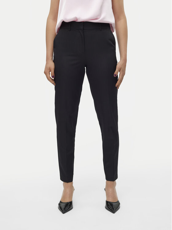 Vero Moda Vero Moda Chino hlače Fenya 10313834 Črna Tapered Fit