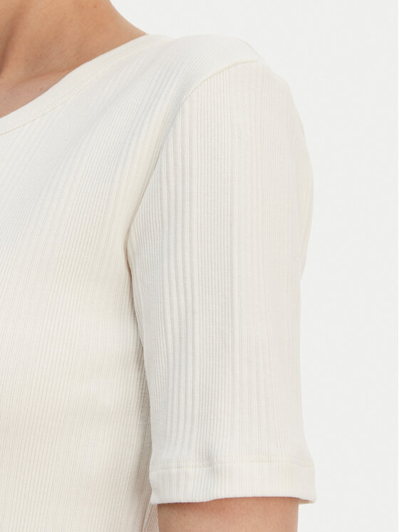 Calvin Klein Calvin Klein Marškinėliai Varigated LV044F211G Écru Slim Fit