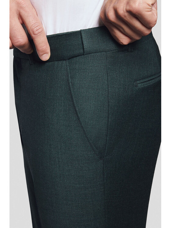 Lancerto Lancerto Garnitur Seget GA073125000018 Zielony Slim Fit