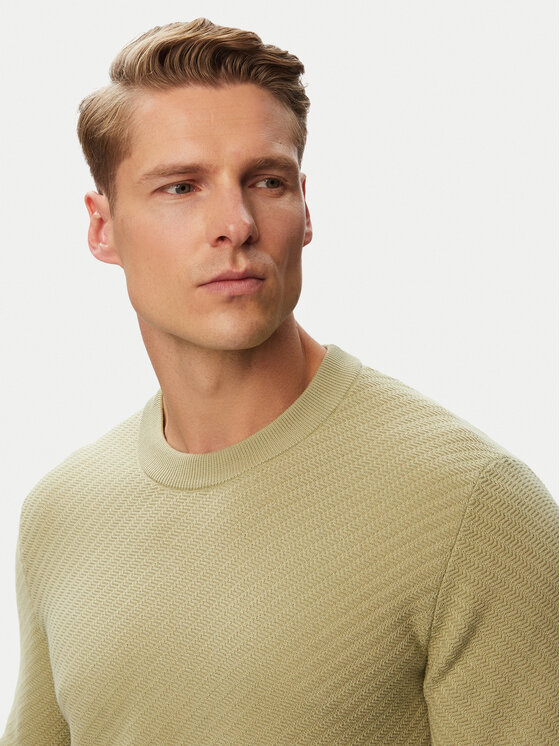 BOSS BOSS Пуловер H-Lofranco 50565565 Каки Regular Fit