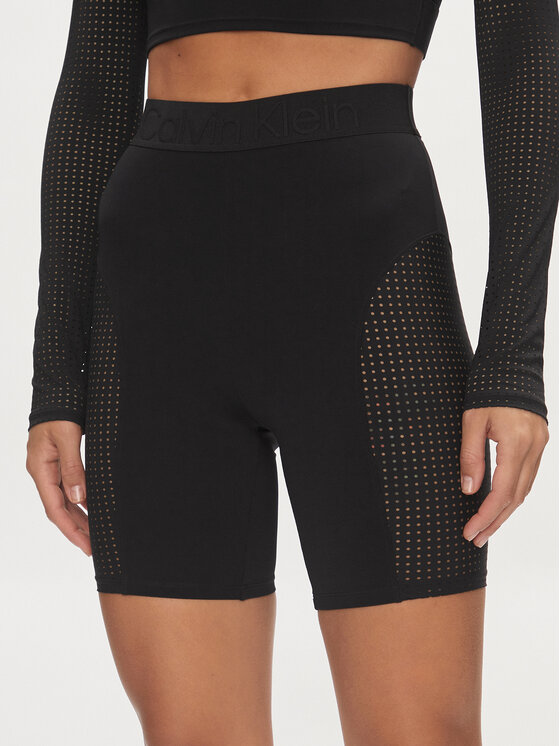 Calvin Klein Performance Pantaloni scurți sport 00GWS4L724 Negru Slim Fit