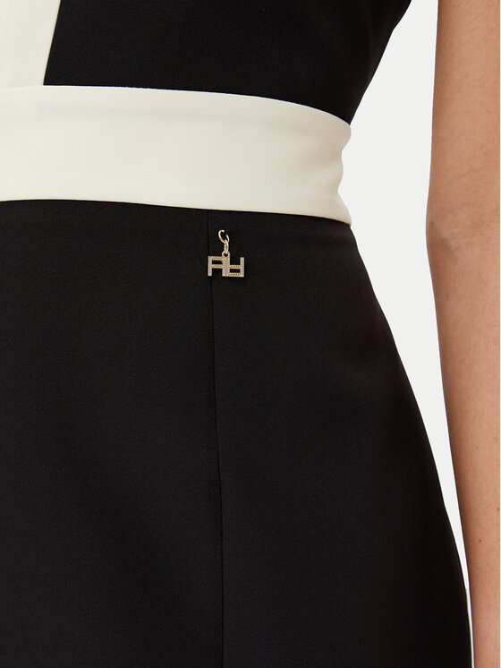 ARTIGLI ARTIGLI Φόρεμα κοκτέιλ ACAB000933 Μαύρο Regular Fit