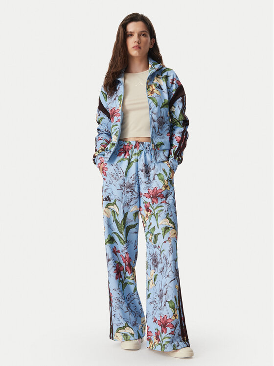 adidas adidas Dressipüksid X Farm Rio House Of Trio Track KR0242 Helesinine Relaxed Fit