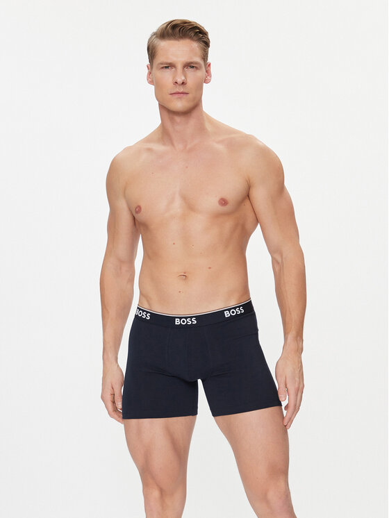 BOSS Boss Set 3 perechi de boxeri 50475282 Albastru