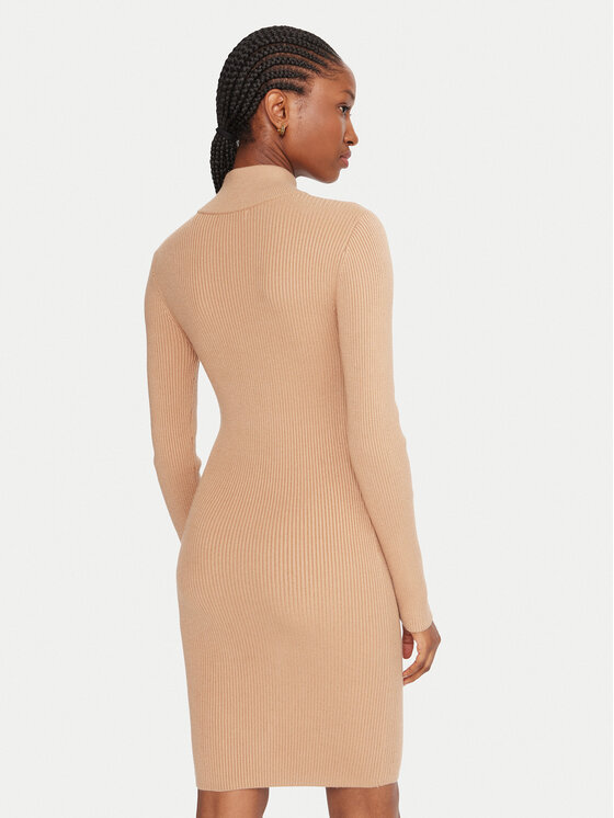 Guess Guess Ежедневна рокля W5BK45 Z0572 Бежов Slim Fit