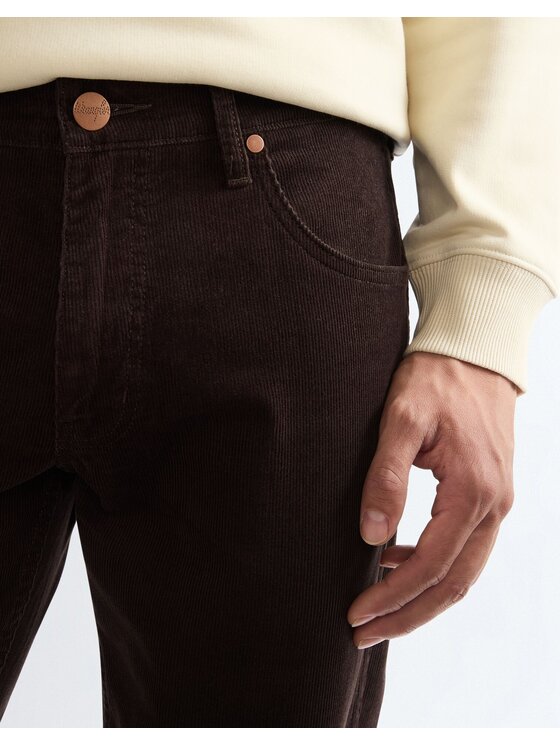 Wrangler Wrangler Jeansy GREENSBORO Brązowy Straight Leg