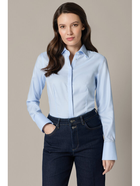 Lancerto Lancerto Koszula Agnese Slim KO073126000006 Niebieski Slim Fit
