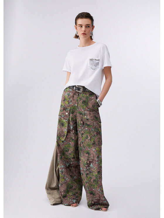 Liu Jo Liu Jo T-Shirt WA6372JS923P9444 Biały Regular Fit