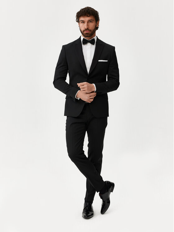 Evenemen Evenemen Garnitur Kast Ceremony Czarny Slim Fit