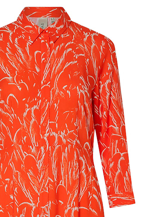 YAS YAS Hemdkleid Savanna 26022663 Orange Loose Fit