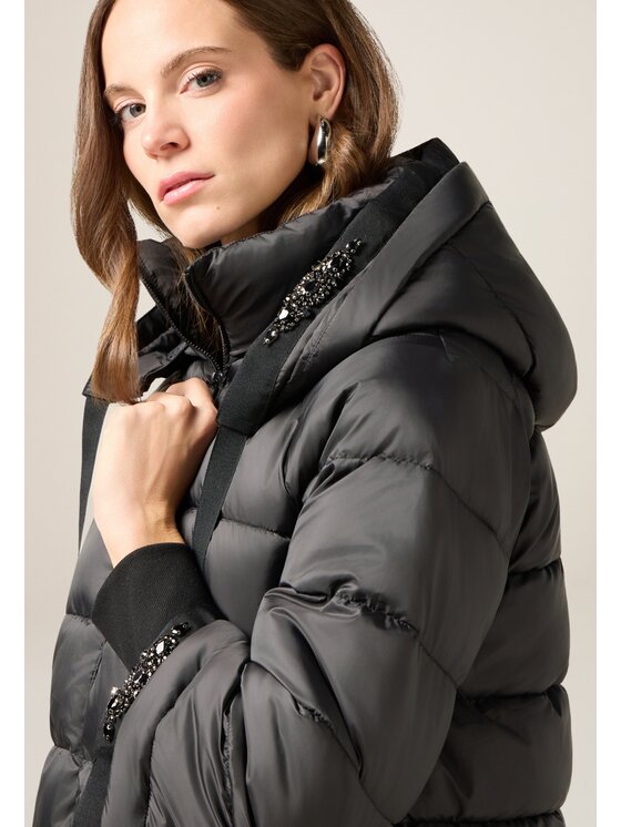 Oltre Oltre Giubbotto piumino F000J000210N033 Nero Boxy Fit