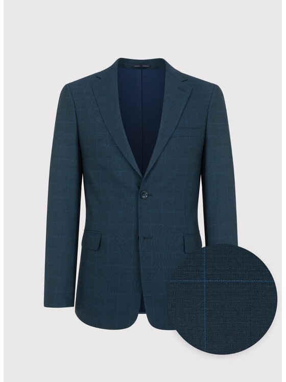 Pako Lorente Pako Lorente Garnitur P23SF-4G-003 Granatowy Slim Fit