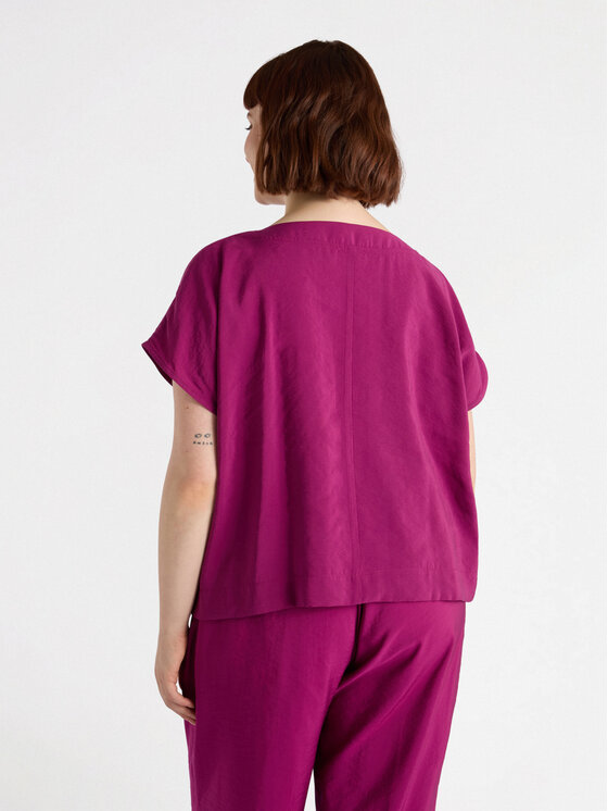 Fiorella Rubino Fiorella Rubino Blusa 2528L000655N019 Rosa Cropp Fit