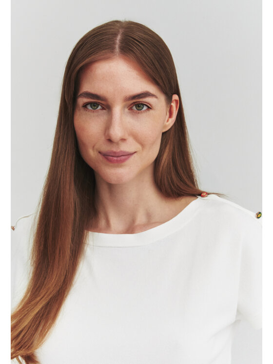 TATUUM TATUUM Halenka IMILA Bílá Classic Fit