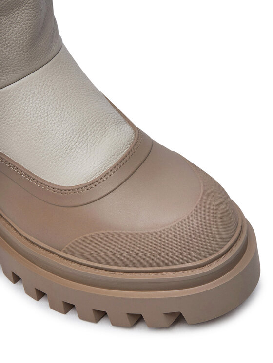 Calvin Klein Jeans Calvin Klein Jeans Stivali da neve Flatform Chelsea Boot Padded YW0YW01558 Beige