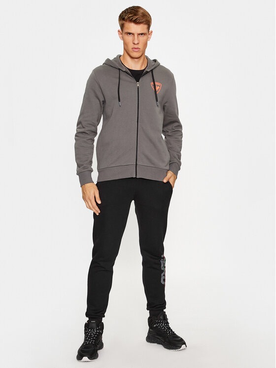 Rossignol Rossignol Džemperis ar kapuci Hero Fz Hoodie RLMMS10 Pelēks Regular Fit
