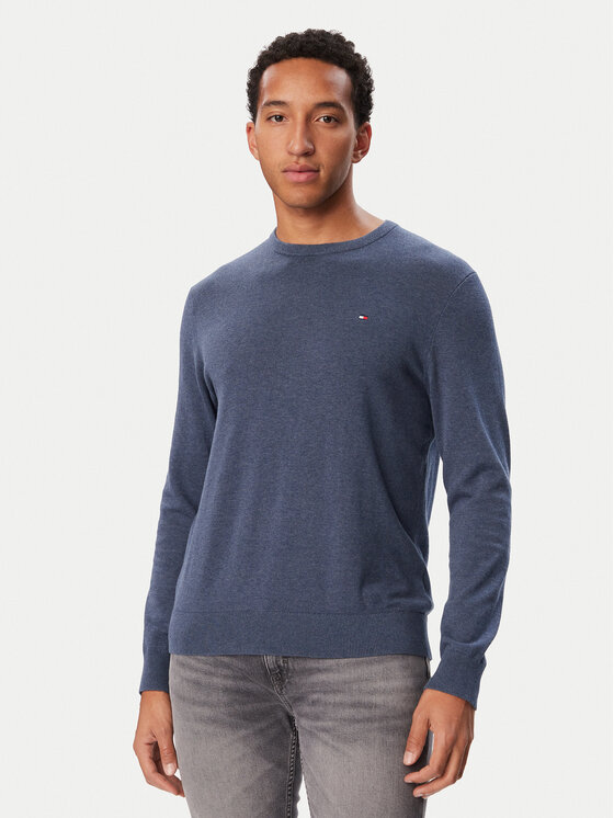 Tommy Hilfiger Tommy Hilfiger Pullover Essential Ssnl MW0MW39999 Blau Regular Fit