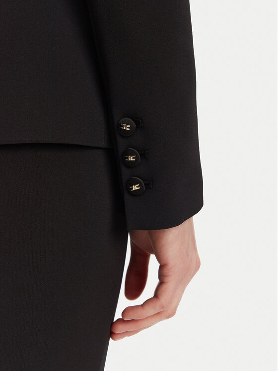 Elisabetta Franchi Elisabetta Franchi Σακάκι GI-149-51E2 Μαύρο Regular Fit
