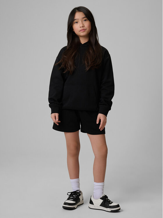 4F 4F Szorty sportowe BASIC+ Czarny Oversize