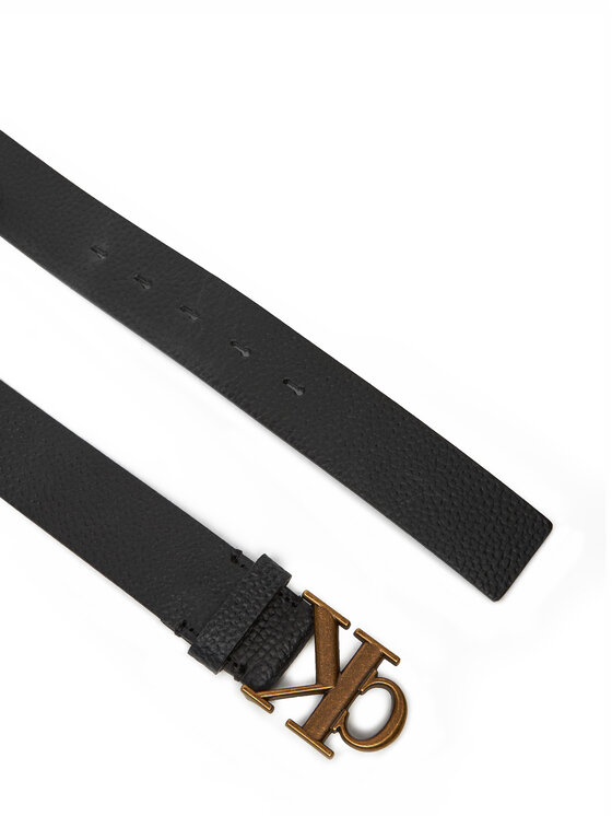 Calvin Klein Calvin Klein Чоловічий ремінь Monogram Buckle Fixed Belt 35Mm LV04G7025G Чорний