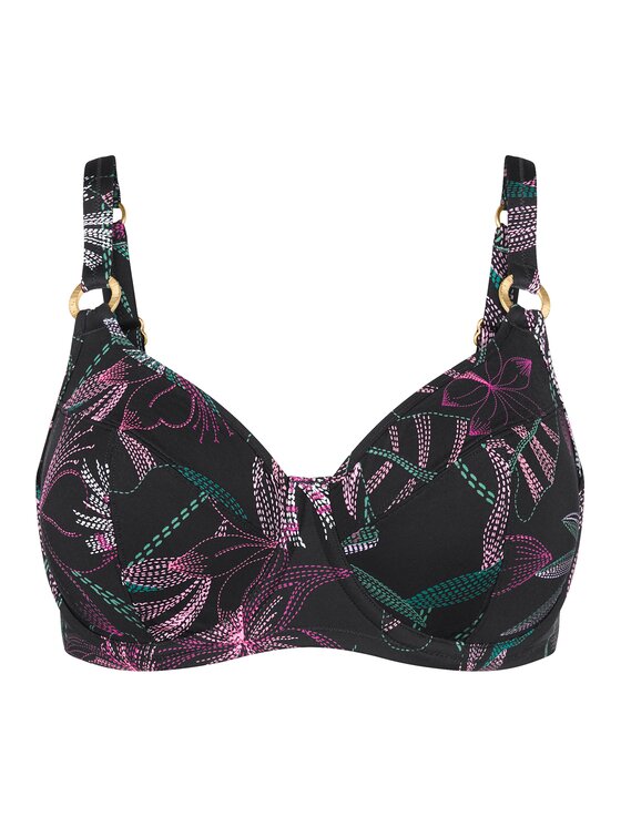Triumph Triumph Bikini ülemine osa Summer Tropics 10226537 Must