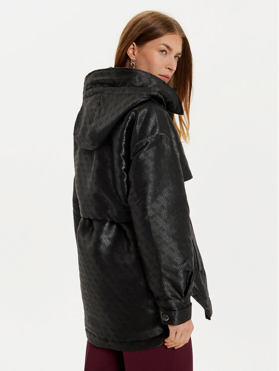 Guess Guess Парка Elly W4BL35 WFIR2 Черен Regular Fit