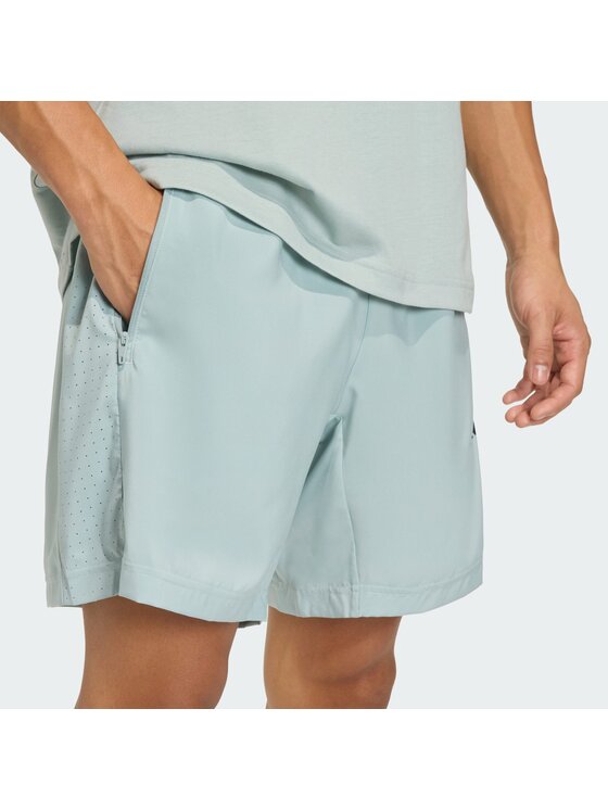 adidas adidas Szorty sportowe 158827 Zielony Regular Fit