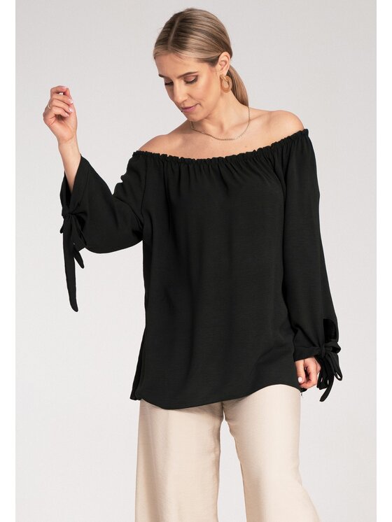 FIGL FIGL Blusa M1133 Nero Regular Fit