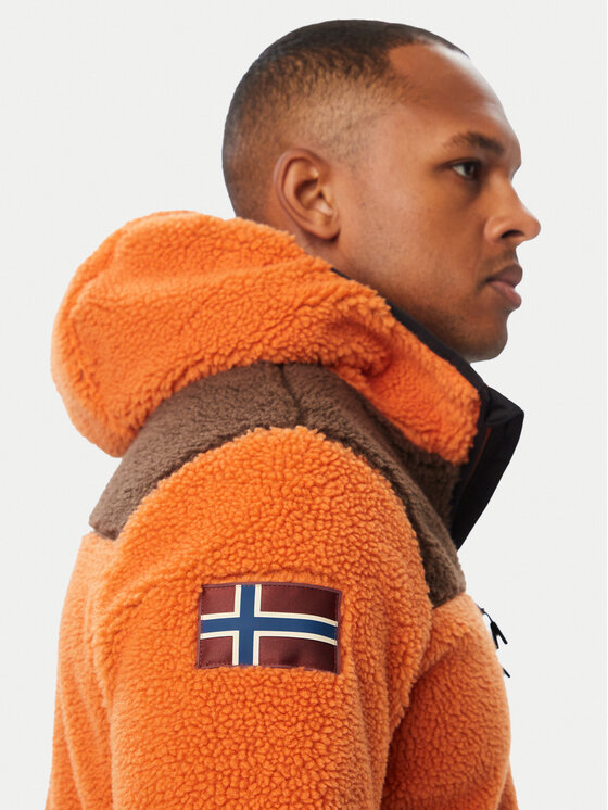 Napapijri Napapijri Polar Yupik NP0A8AZX Brązowy Regular Fit