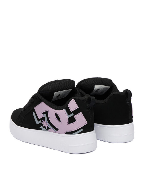 DC Shoes DC Shoes Снікерcи EO-COURT GRAFFIK PLATFORM DC02422003 Чорний