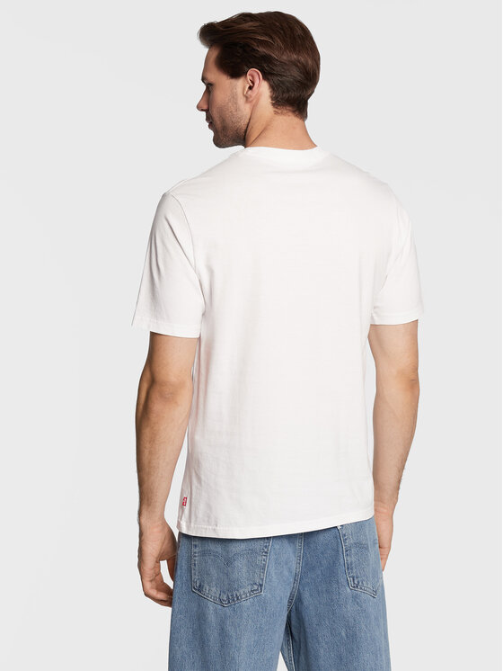 T-shirt Camiseta 16143-0609 Bianco Relaxed Fit