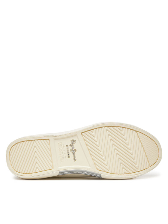 Pepe Jeans Pepe Jeans Sneakersy Kenton Knit PLS31601 Bílá