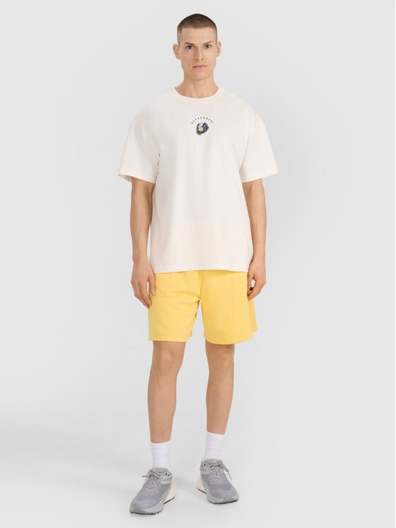 4F 4F T-shirt 4FRSS25TTSHM2981-11S Bianco Oversize