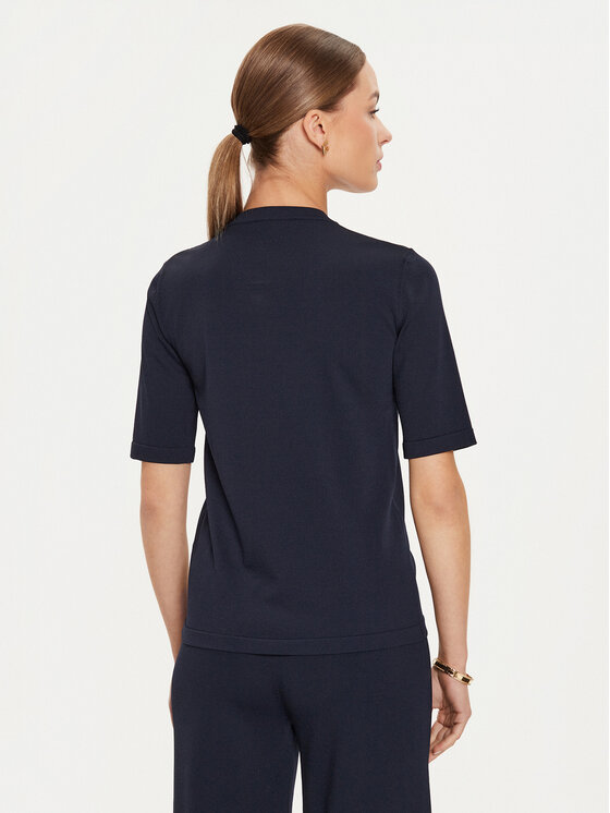 Max Mara Leisure Max Mara Leisure Póló Tahiti 24263660 Sötétkék Regular Fit