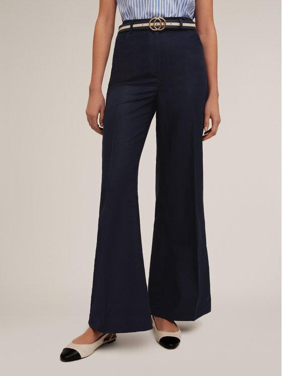 Motivi Motivi Pantaloni di tessuto P283Q003937N034 Blu Over Fit