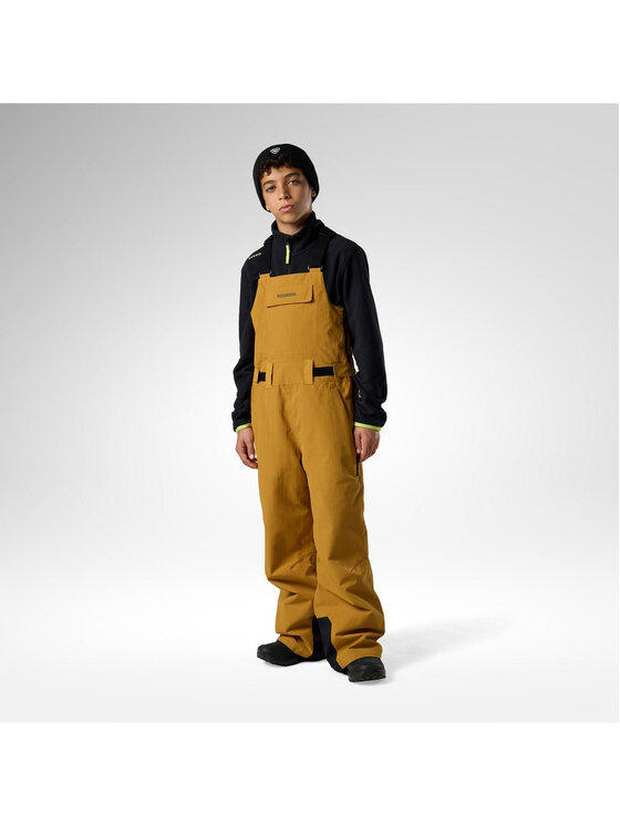 Rossignol Rossignol Spodnie narciarskie Jr Outerlimits Insulated Bib Brązowy Regular Fit
