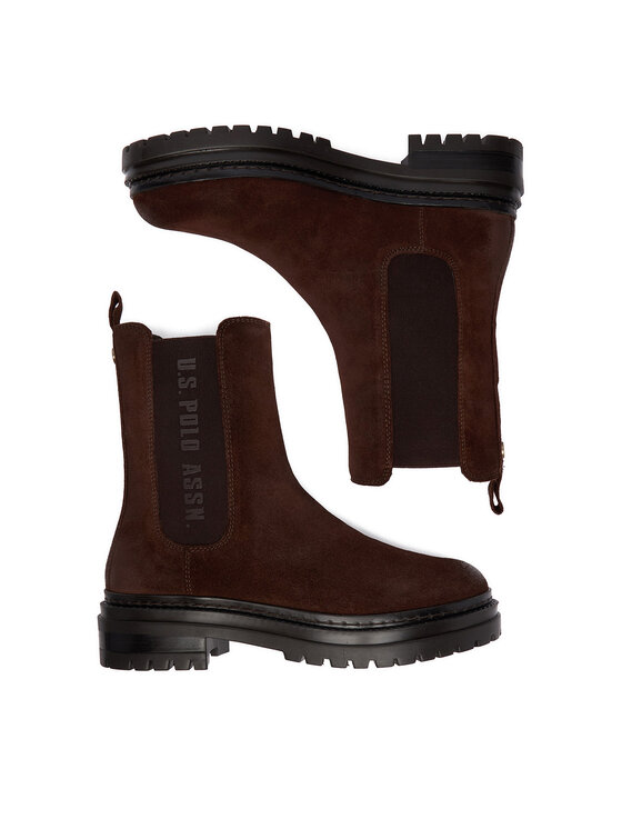 U.S. Polo Assn. U.S. Polo Assn. Klassische Stiefeletten CEO-VIZAG001W/ELE1 Braun