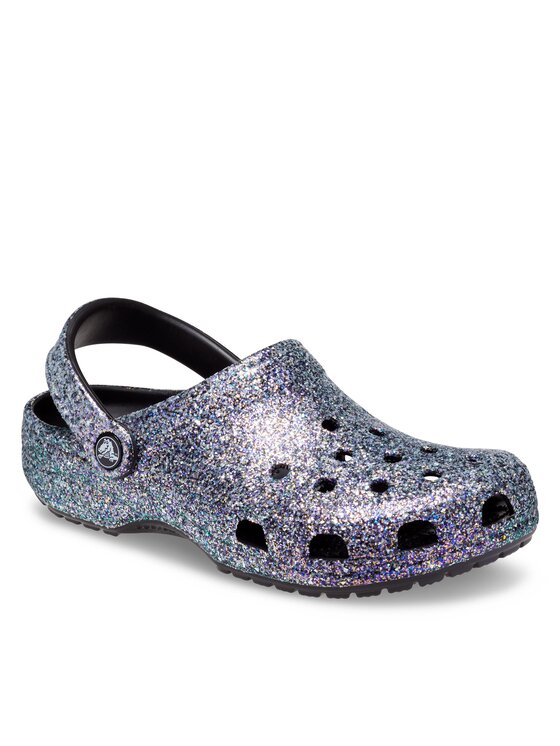 Crocs classic glitter sale clog