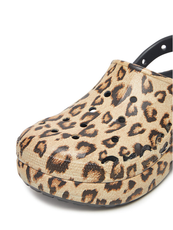 Crocs Crocs Şlapi BAYA PLATFORM CLOG 208712-0C4 Bej
