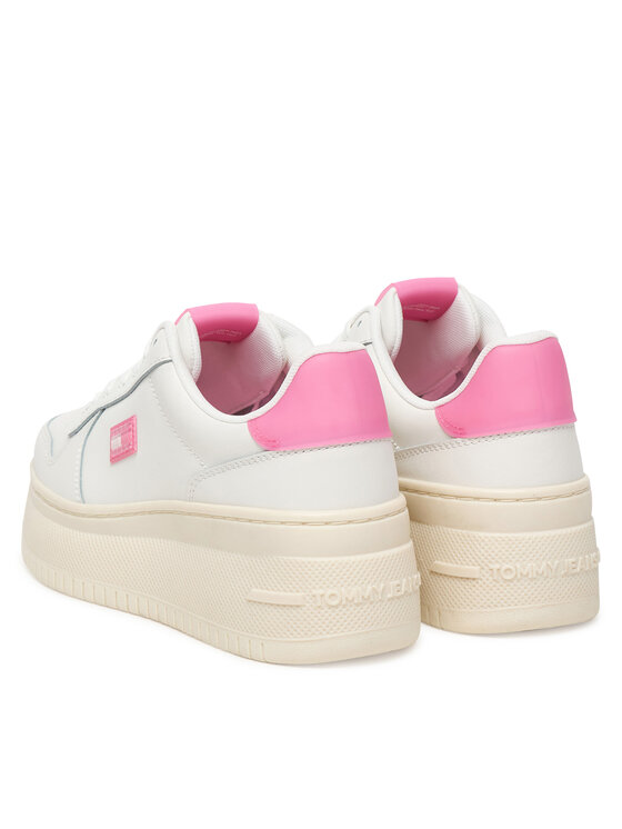 Tommy Jeans Tommy Jeans Сникърси Tjw Basket Flatform EN0EN02981 Бял